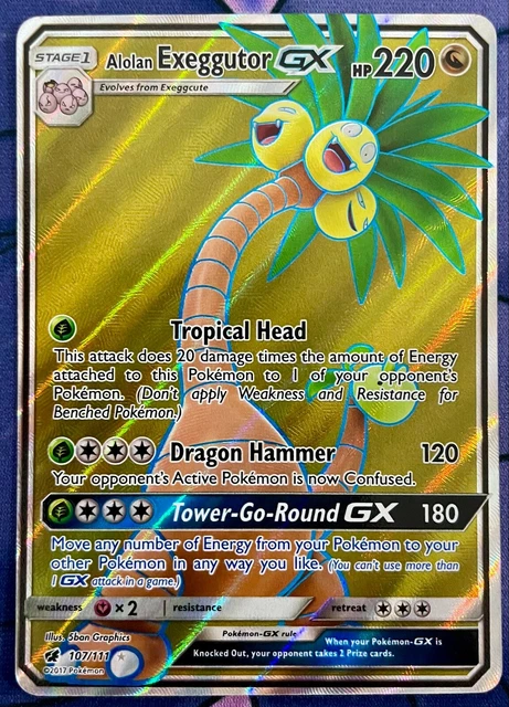 Nihilego GX RAINBOW SECRET HYPER FA RARE 114/111 Pokemon SM