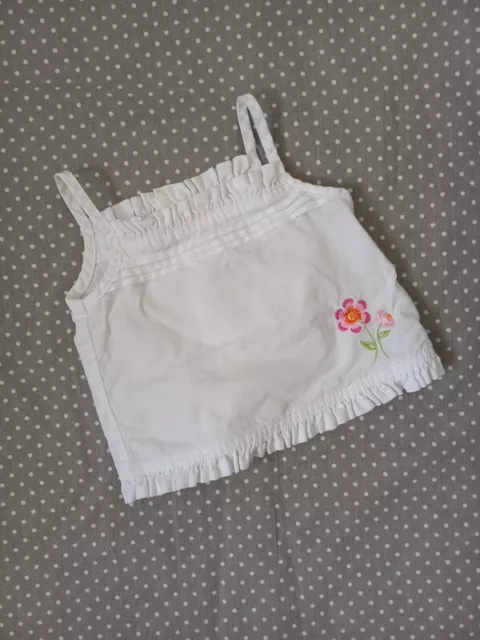 Baby UK Shirt Gr 62/68, England, Mothercare, Babygirl, Sommer, ärmellos Top