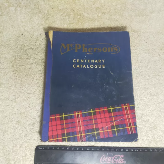 Vintage Australian Tool Catalogue McPherson's 100 Years 1960 Rare Collectible