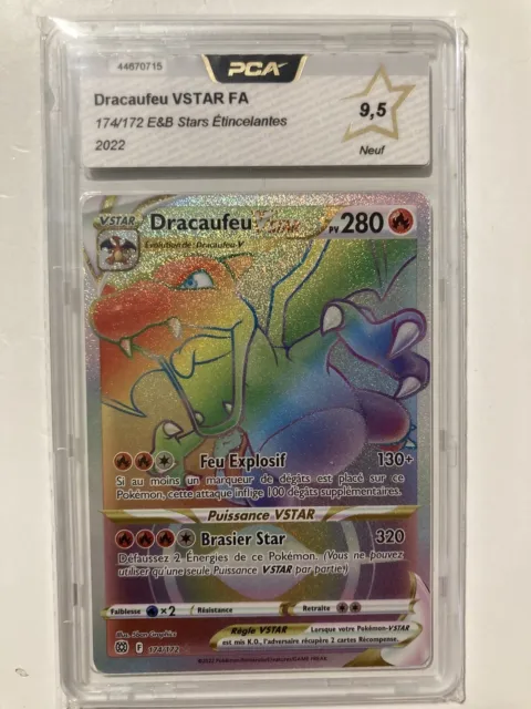 Carte Pokémon Dracaufeu VSTAR 174/172 de la série Stars Étincelantes en  vente au meilleur prix