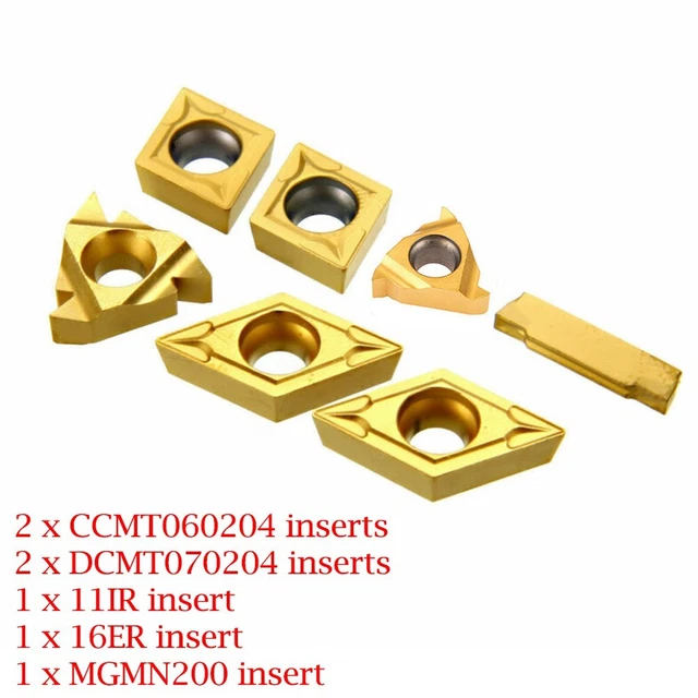 Lot De 10 Insert Carbure 11ER 1.5ISO LDC – Outil Filetage CNC Pour Acier & Inox, Qualité Pro