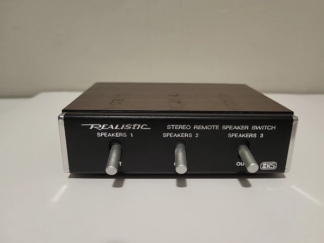 Realistic Stereo High Power Remote Speaker Switch 40-125A Radio Shack Untested