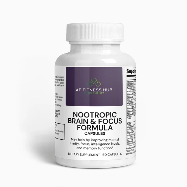 NOOTROPIC BRAIN & Focus Formula £30.00 - PicClick UK