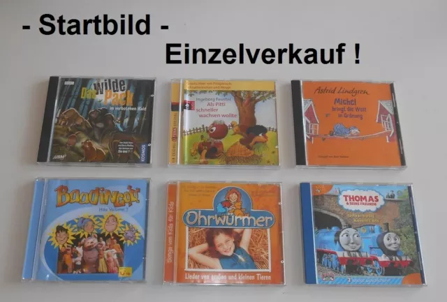 verschiedene CD´s für Kinder - Geschichten - Hörspiele - Lieder - Einzeln #sk