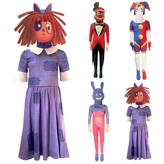 THE AMAZING DIGITAL Circus Cosplay Costume Jax Caine Pamni Raghata ...