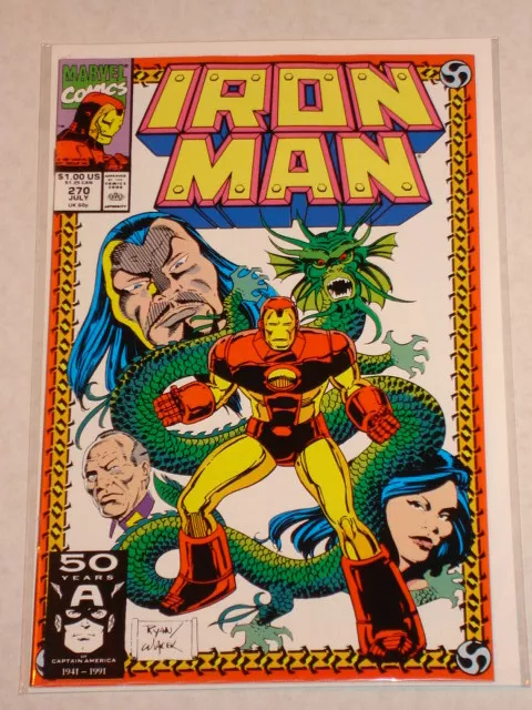 Ironman #270 Vol1 Marvel Comics Byrne Script July 1991