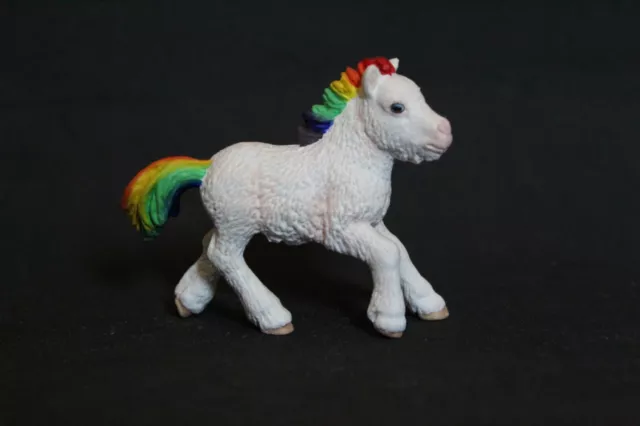 Schleich Pferd Repaint Modellpferd Repainted Fohlen Pride Regenbogen