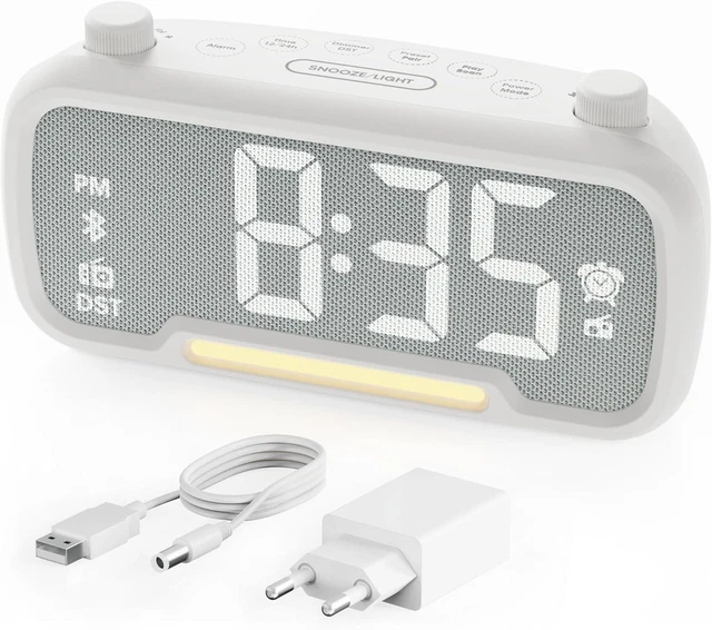 Radio Portatile Bluetooth Radio Da Incasso Karcher RA 2035D - DAB+/FM, Bluetooth, Sveglia Doppia, Timer, Luce LED Radio Con Schermo A Scomparsa