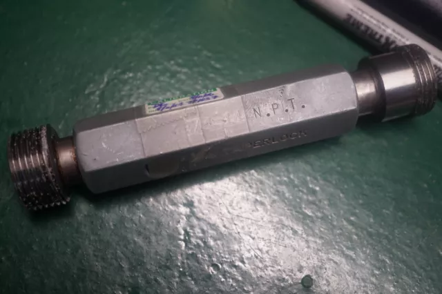 Greenfield Thread Plug Gage 3/4"-14 NPT L1 & L3