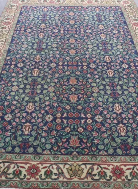 Amazing Large 9'X6' feet  HAND Woven MADE ORIENTAL Vines WOOL RUG floral carpet 2