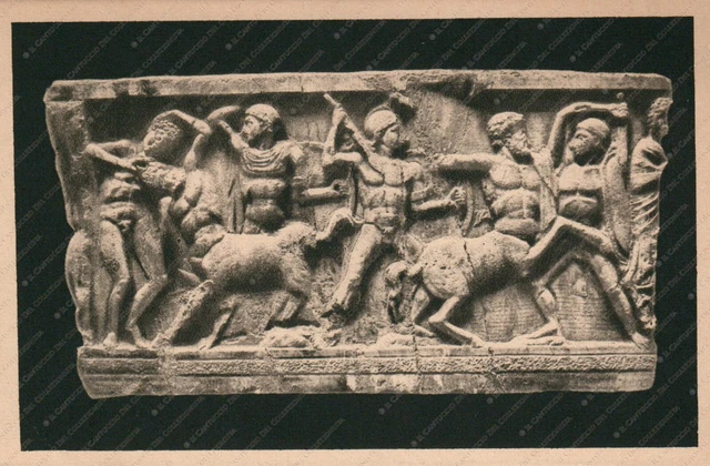 Centaures et Lapithes Spalato Bitka Kentaura Lapita Split Postcard