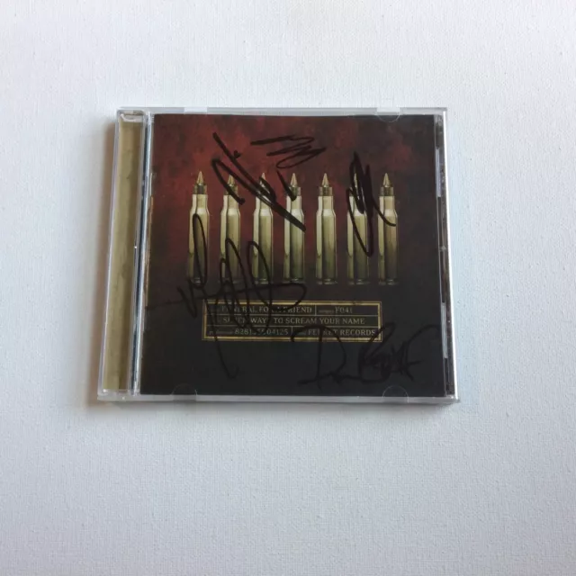 Funeral For A Friend Seven Ways To Scream Your Name (SIGNED!) CD RARE Metalcore