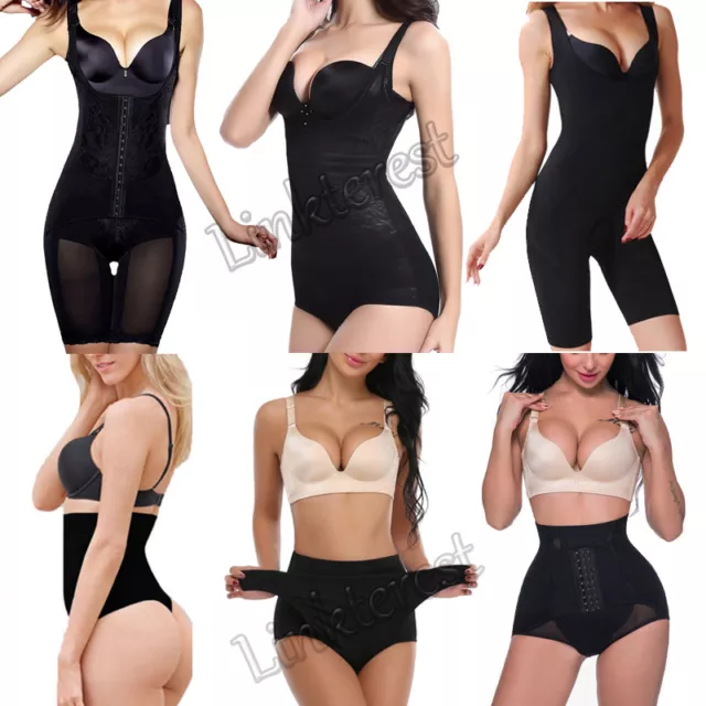 Womens Full Body Waist Trainer Cincher Shaper Underbust Corset Shapewear Panties