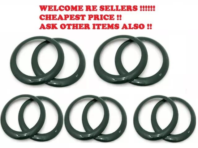 Welcome Reseller 5 x  EXTERIOR HEADLIGHTS RIM (PAIR) JEEP WILLYS  GREEN COLOR
