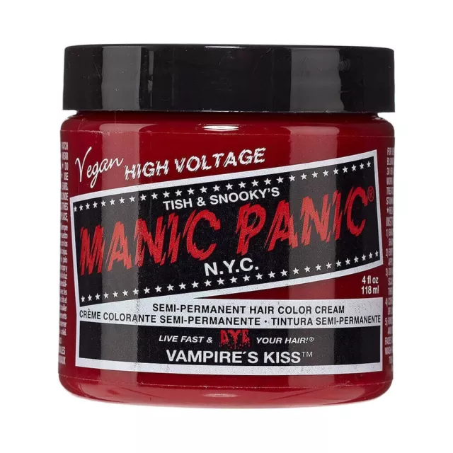 Manic Panic NYC Vampire's Kiss Semi Permanent Hair Color Cream 118ml