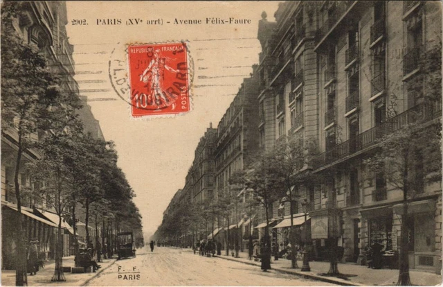 CPA PARIS 15th Avenue Felix Faure (158566)