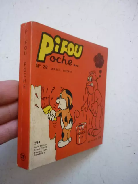 Pifou  Poche  /  Numeros  28   /    Septembre   1972