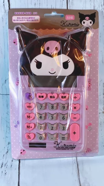 Sanrio Kuromi Calculator Solar Battery Sanrio Back to School Office Supplies