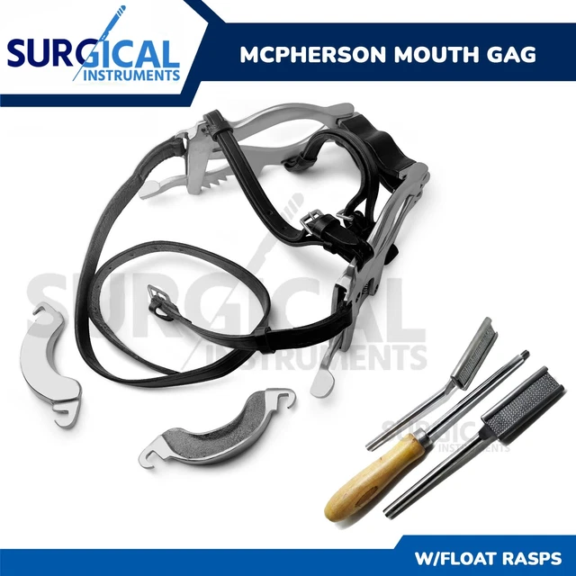 EQUINE DENTAL MCPHERSON Speculum Horse Mouth Gag Stainless Steel with