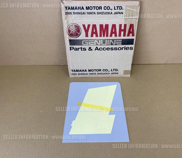 Decalcomania A Forchetta Yamaha 50mm - Nero/Argento - Adesivo Logo Per Moto - Foto 4