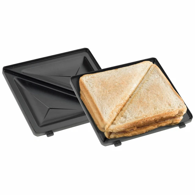 3 in 1 Sandwich Snack Maker Waffel Eisen Kontakt Grill elektrisch auswechselbar 3
