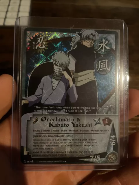 Naruto ccg Karte - Orochimaru & Kabuto 363 diamond foil 1st edition