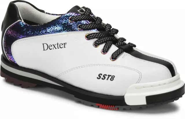 Bowling-Schuhe Damen | Dexter - SST 8 Pro - Schwarz/Weiß | Schuhe Wechselsohle