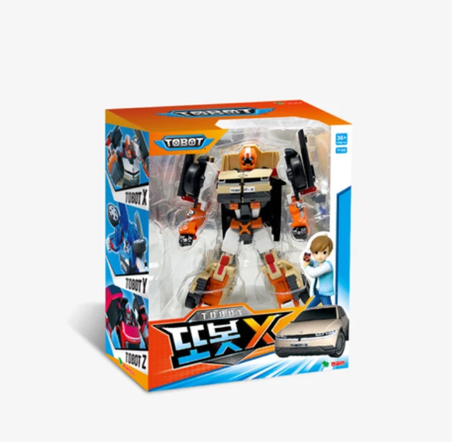 Robot Transformer Tobot W 2024 - Hyundai Kona Avec LEDs - Figurine Action Transformable - Neuf