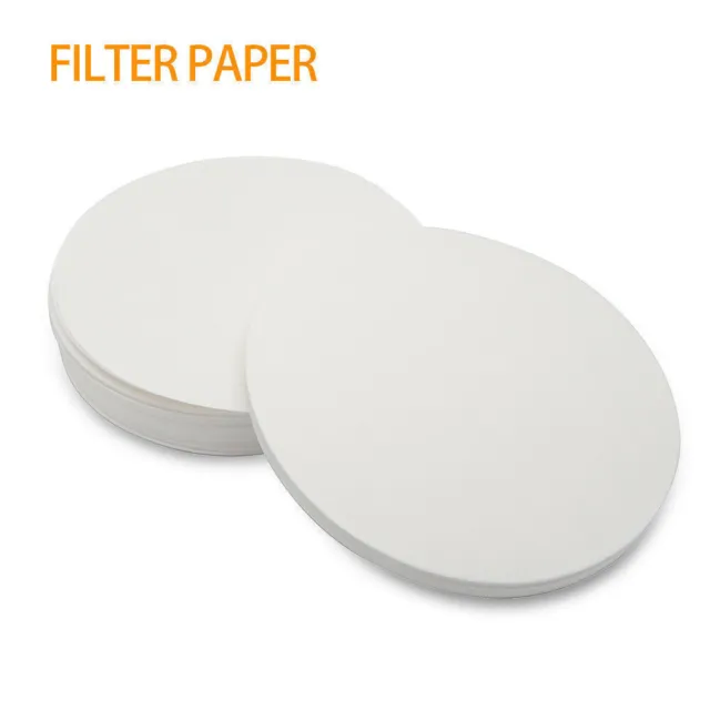 100-300pcs Laboratory Qualitative Filter Paper Circular Speed Filter Funnel