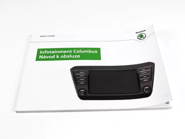 Skoda Superb 3V Directives Manuel D'Instructions Radio Navi Columbus Cz Tchèque 2