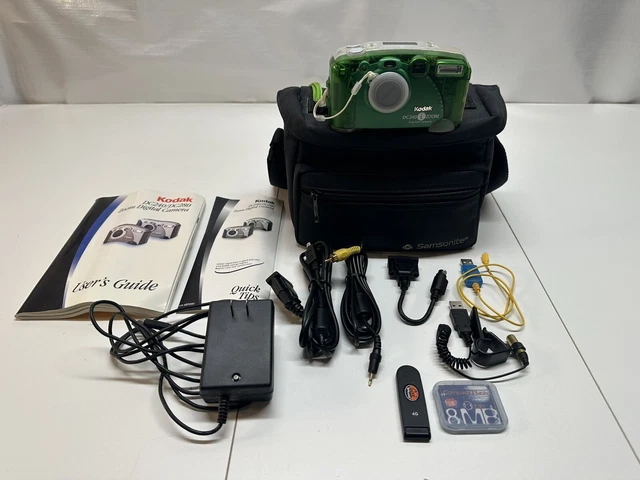 Kodak DC240i Zoom Digital Camera Limited Edition 1999 W/Bag And Accessories RARE