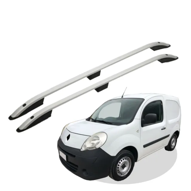 Dachreling passend für Renault Kangoo lang Baujahr ab 2008 silber ABE