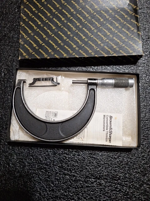 Brown &  Sharpe Outside Micrometer 3-4" Swiss Made 599-4-33