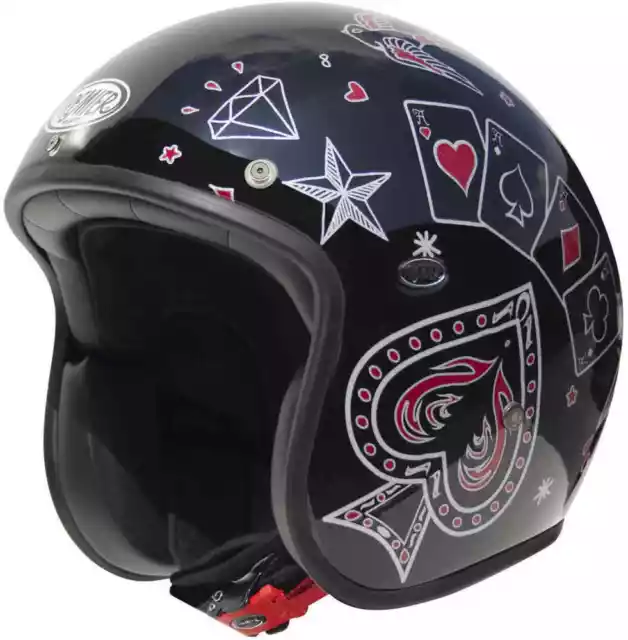 CASCO HELMET JET IN FIBRA LE PETIT CLASSIC CT9 PREMIER SIZE XXS (57cm)