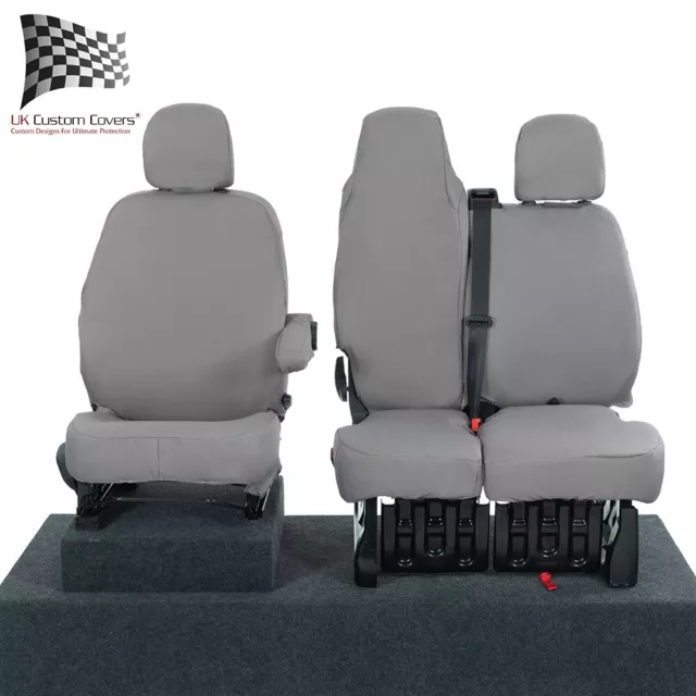 Renault Trafic Sport Business+ Front Seat Covers (2024 Onwards) Grey 147