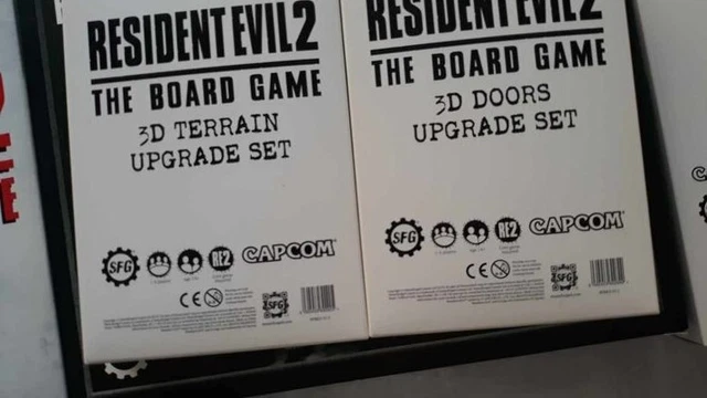 Resident Evil 2 Boardgame 3D Doors And Terrain Upgrade Sets