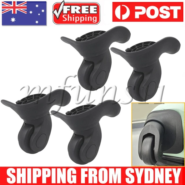 4pcs Plastic Luggage Wheel (Left & Right) for Bags, Luggage, Trolley Case W041