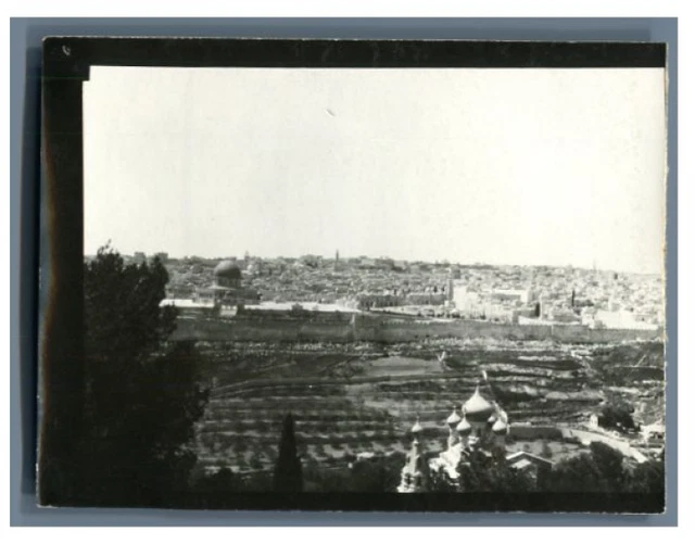 Tirage Photo Vintage Puigcerdà (Espagne) – Place De Ville, Circa 1900, Original