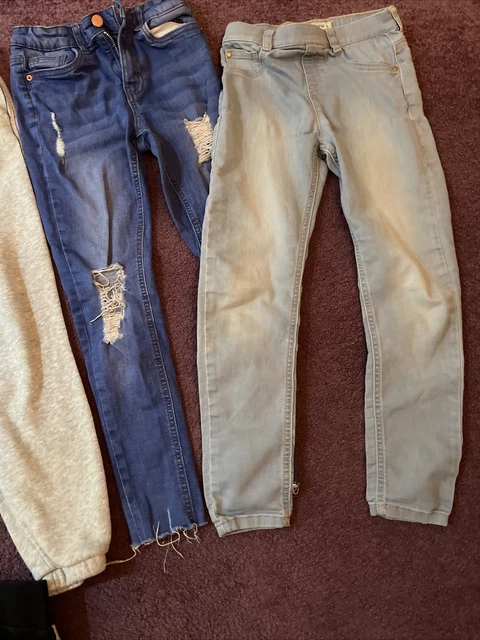 girls bundles joggers and jeans age 8-10-Tommy Hilfiger joggers might be 11 yr 3