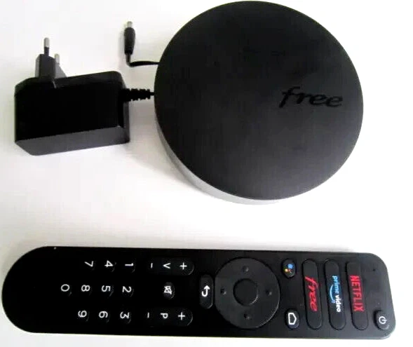 Décodeur Free POP Player + Telécommande + Alimentation