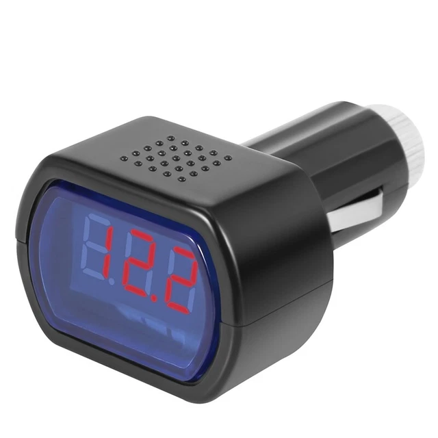 Misuratore di tensione auto veicolo tester di tensione 12 V/24 V accendisigari - T8W1