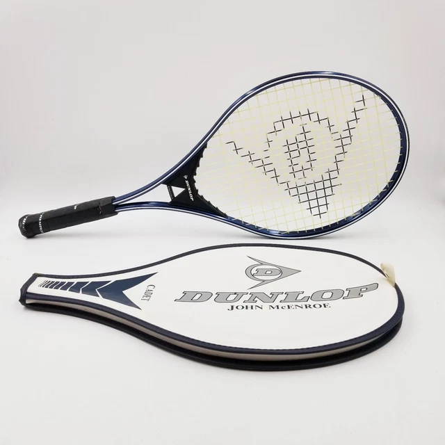 VTG JOHN MCENROE Autograph Dunlop Mid-Size Graphite Tennis