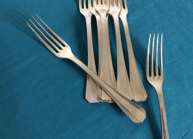 Fourchette à Gâteau Christofle – Modèle Boréal – Métal Argenté 17 Cm