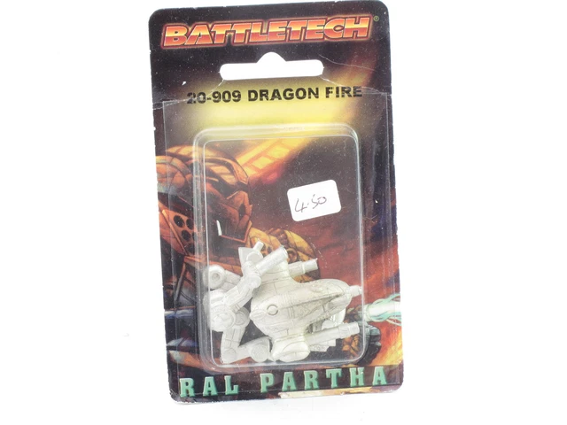 BATTLETECH RAL PARTHA Dragon Fire 20-909 FASA Mech Warrior neuf scellé ...