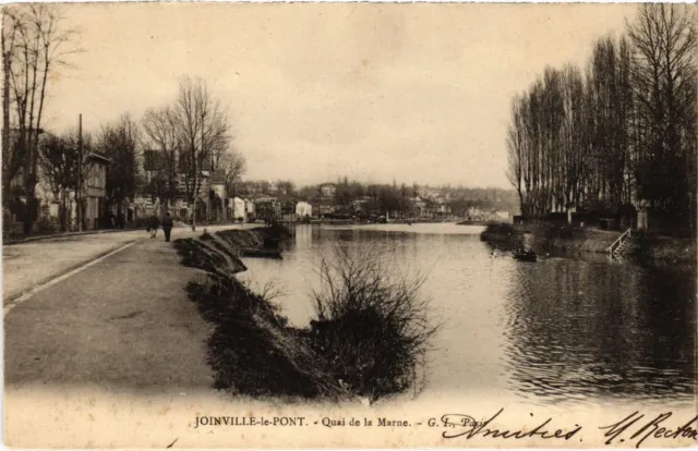 CPA AK Joinville le Pont Quai de la Marne FRANCE (1283464)