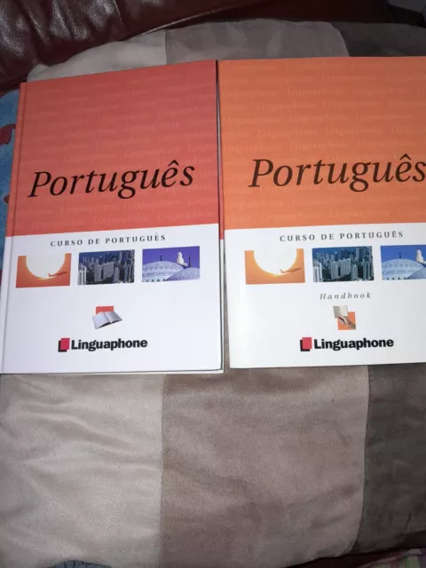 Linguaphone (Portuguese) Curso De Portugues Language Study Books X2 Both VGC N/R