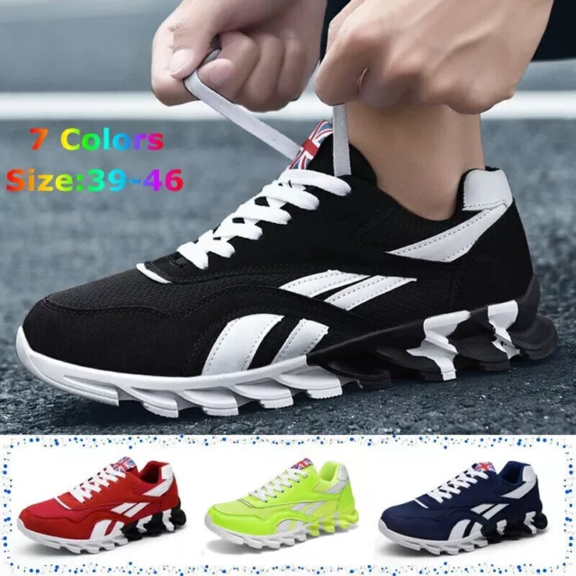 Fashion Mens Athletic Walking Tennis Shoes Casual Sports Gym Running Sneakers