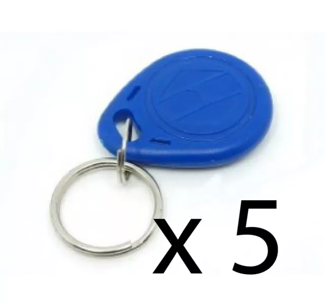 5 badges RFID 125 kHz reprogrammable