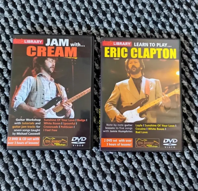 Lick Library Eric Clapton/Cream Guitar DVD Bundle