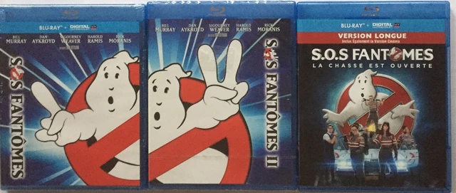 📀 Lot 3 Blu Ray - Sos Fantômes 🍿🎬👻 La Trilogie / Culte